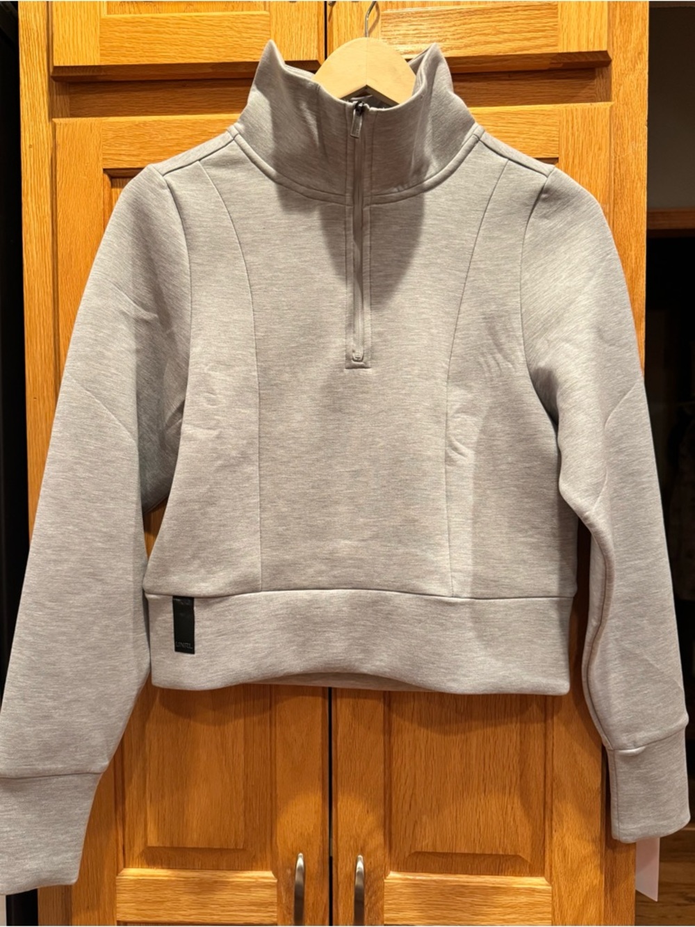 Light Gray Women's UNRL Luxbreak Half Zip Pullover
